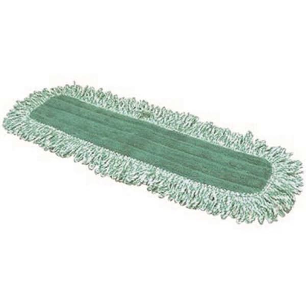 18 in. Green Microfiber Dust Mop with Fringe, 3PK